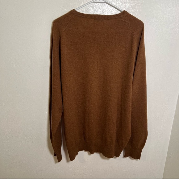 Vintage Basic Concepts Crewneck Sweater Tan Cashmere L - Picture 7 of 10